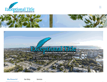 Tablet Screenshot of exceptionaltitle.net